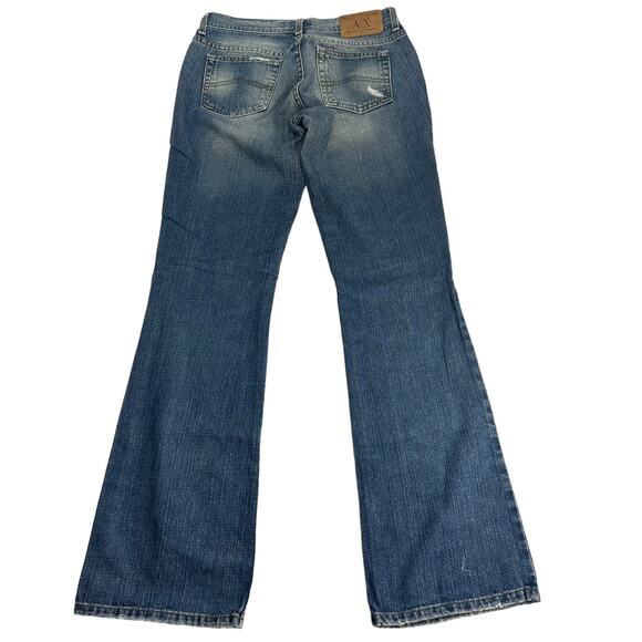 Armani exchange women’s size 4R low rise bootcut light wash jeans - Picture 1 of 13
